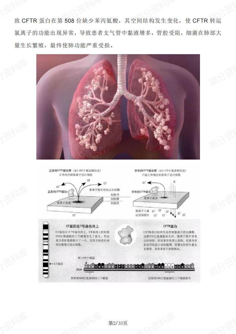 高中生物 | 教材课本疾病基础知识汇总插图高中生物1
