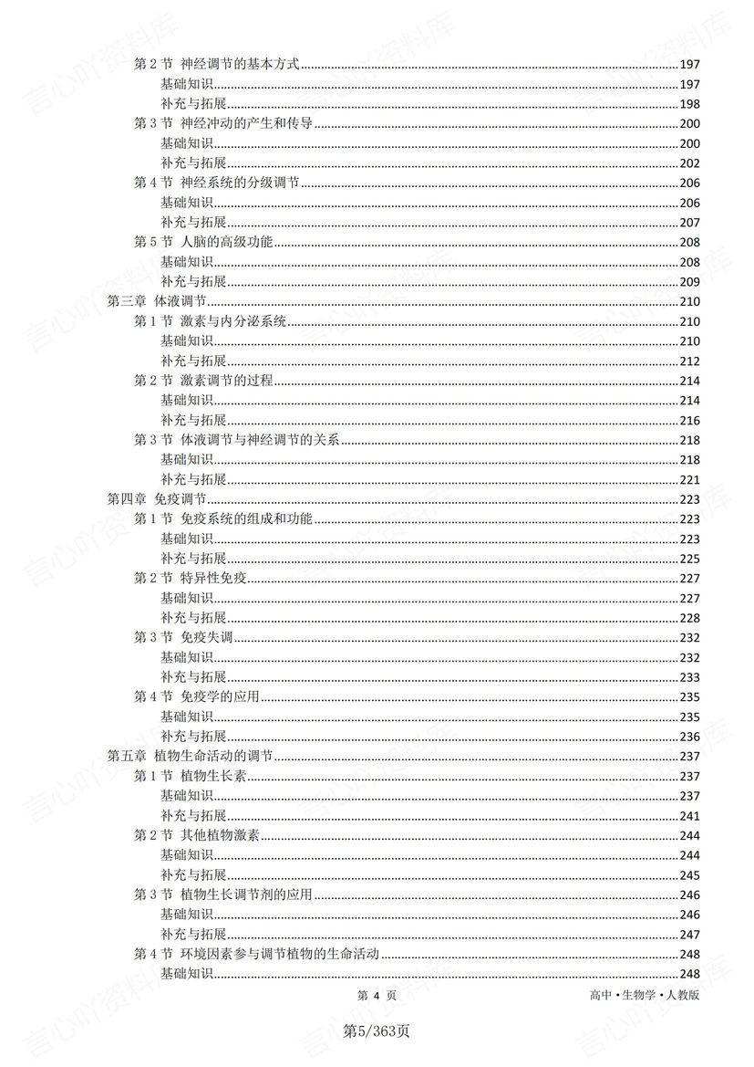 高中生物 | 必修选修五册知识总结归纳高考插图高中生物2