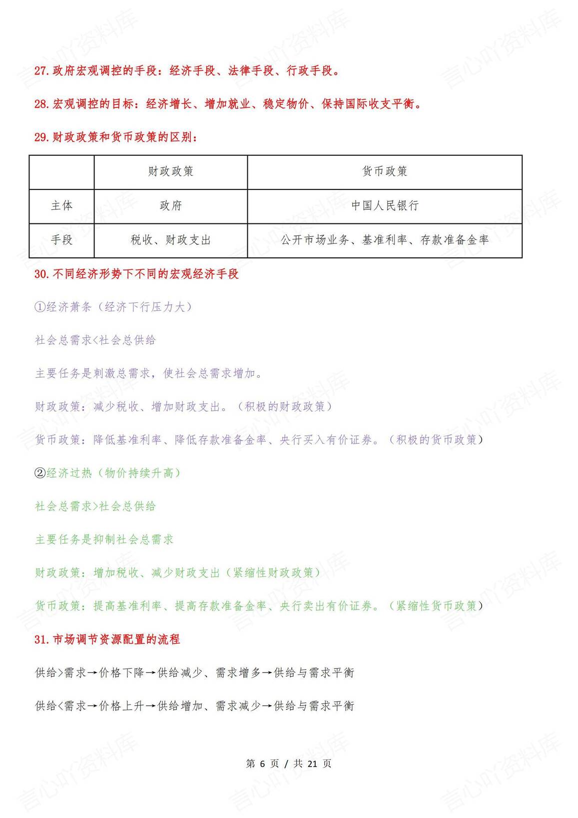 高中政治 | 必修二《经济与社会》知识细节插图高中政治5
