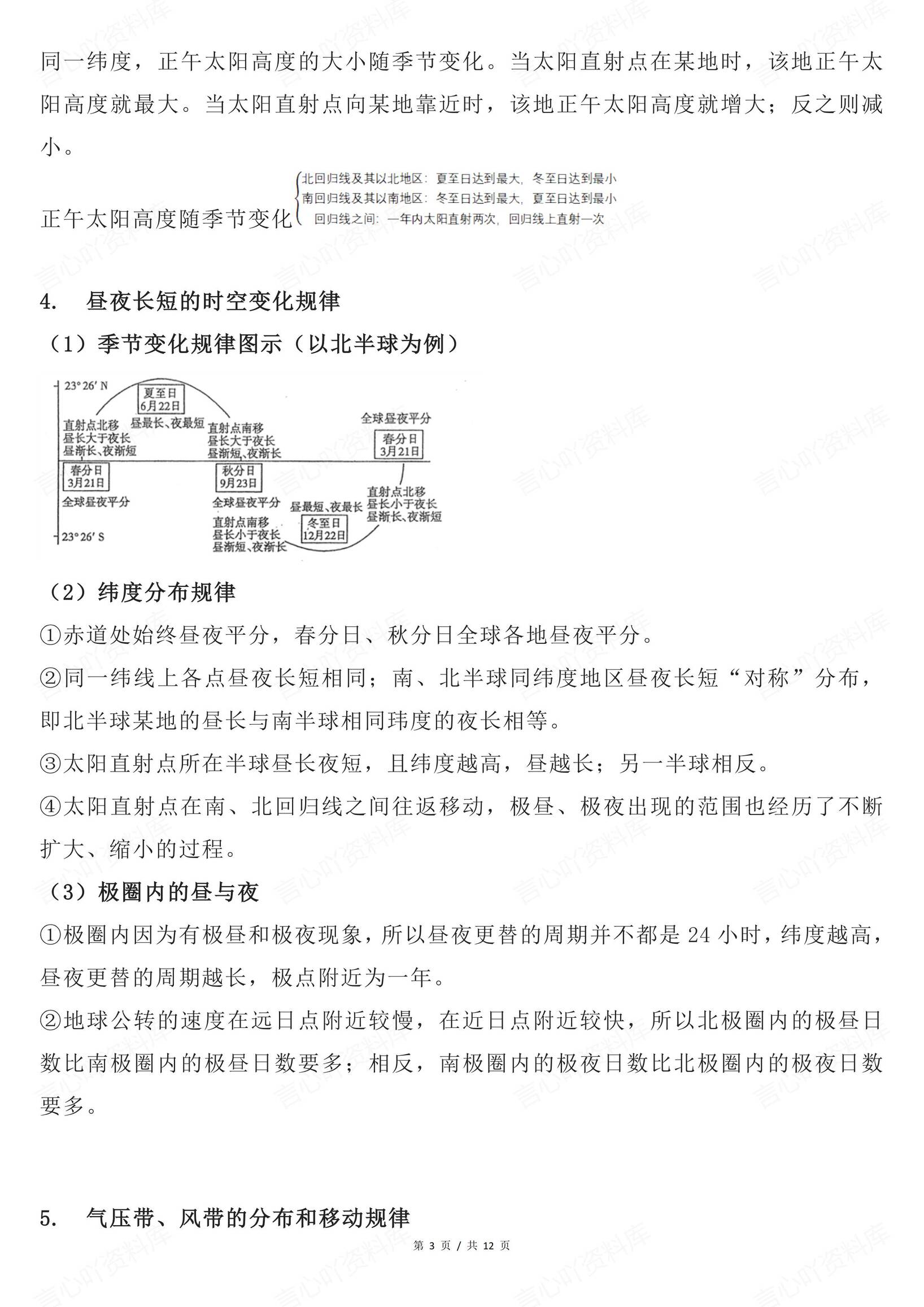 高中地理-必掌握的地理规律插图高中地理2