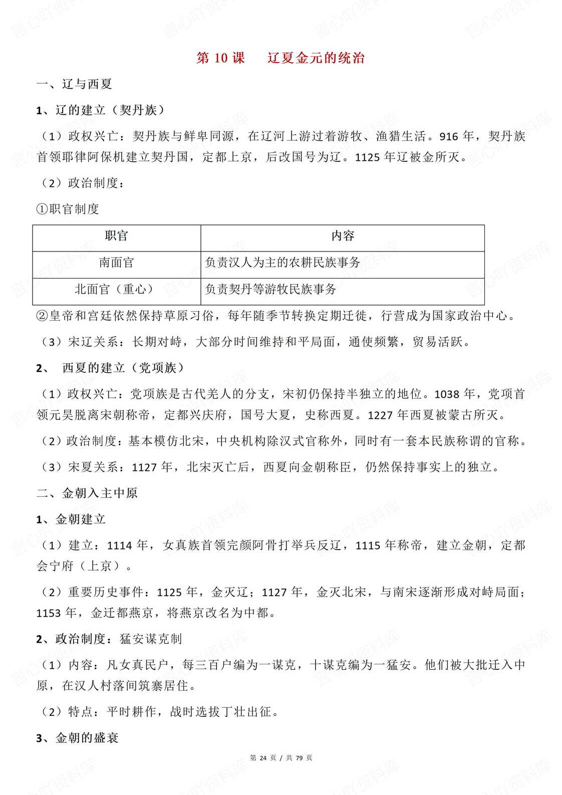 高中历史 | 中外历史纲要上高频考点集锦插图高中历史3