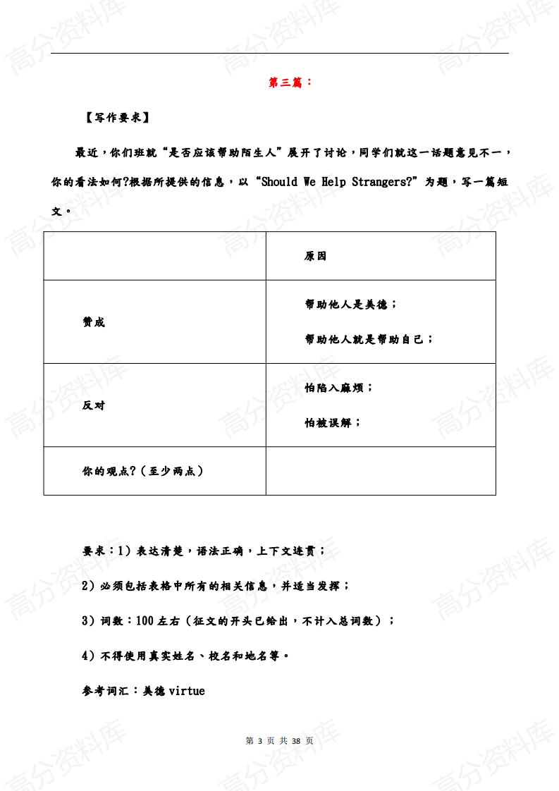 高中英语-高考英语30篇满分范文插图高中英语2