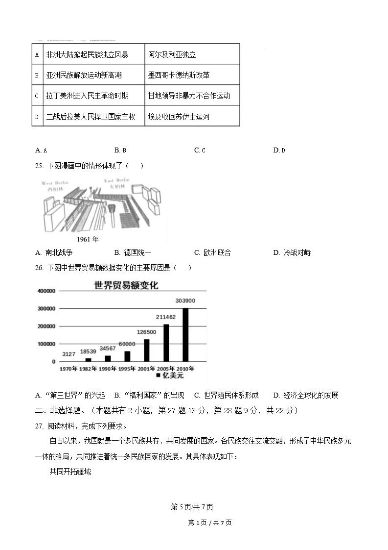 海南省学考真题-历年高中学业水平合格性考试卷答案解析插图会考试卷专项、高中专题专项2