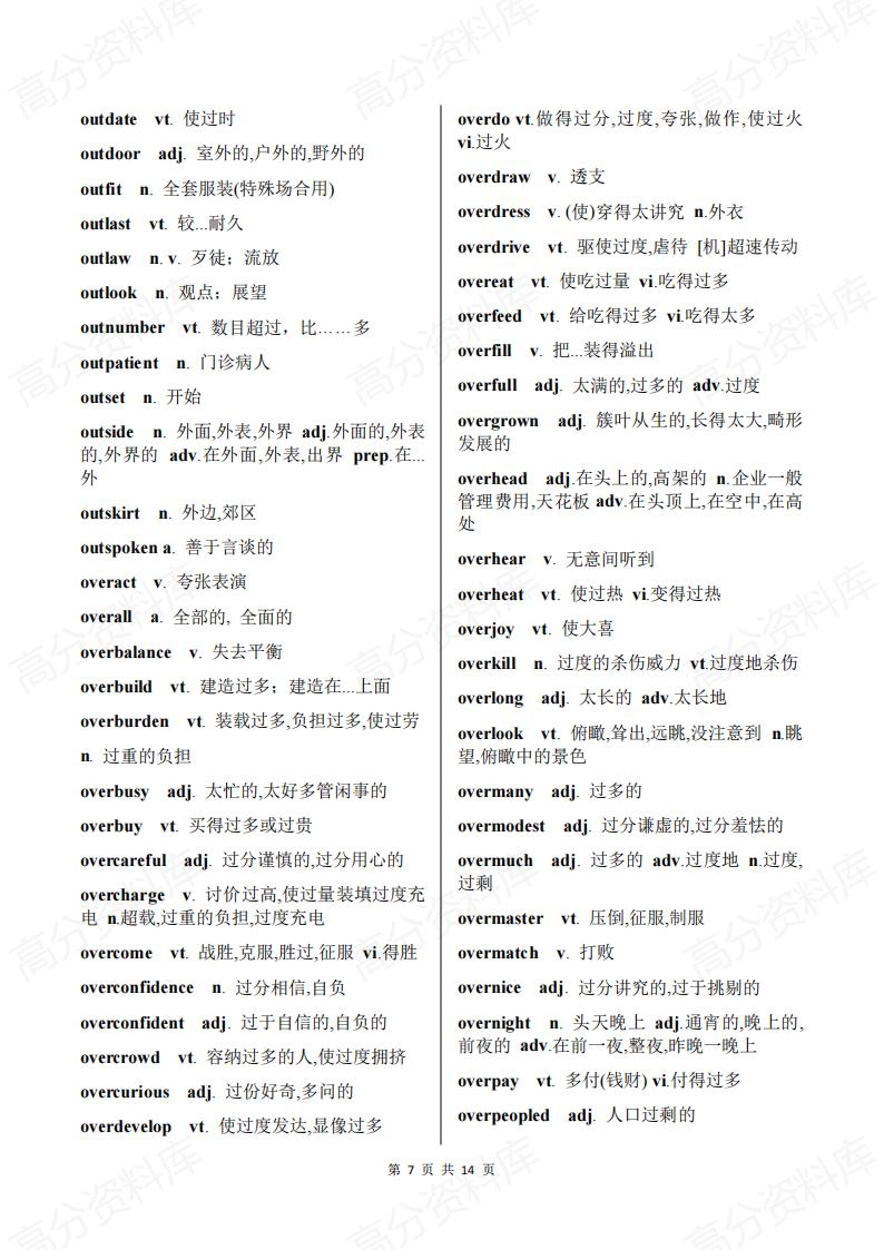 高中英语-合成词分类汇总插图高中英语6