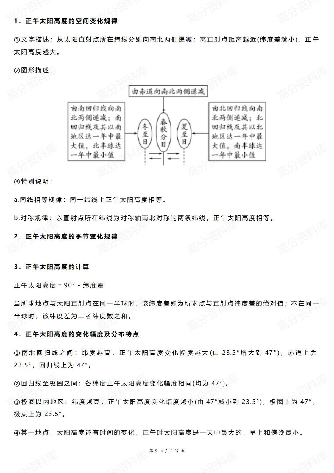 高中地理-自然地理必记的32个核心考点插图高中地理4