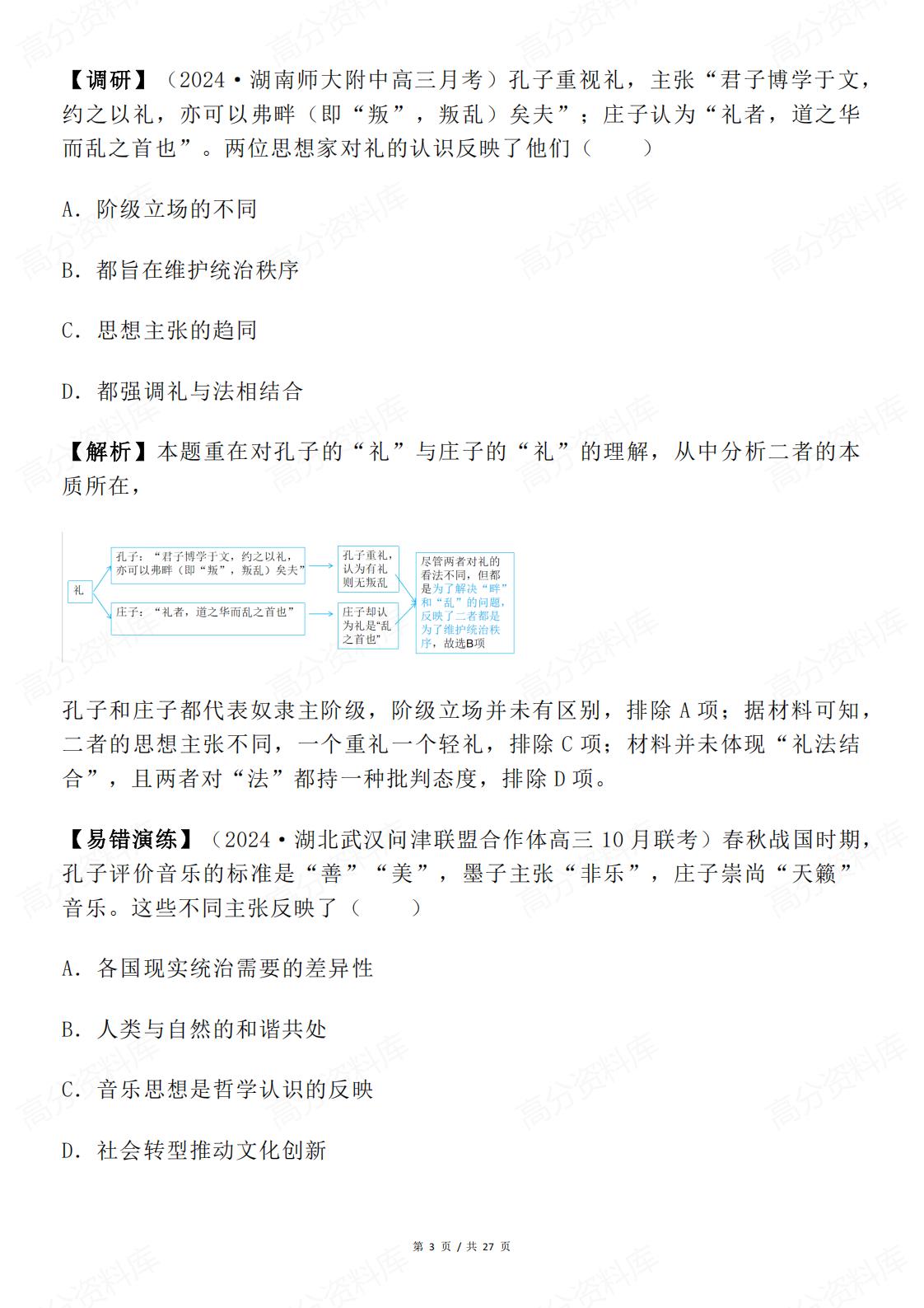 高中历史-高频易错试题考前重温插图高中历史2