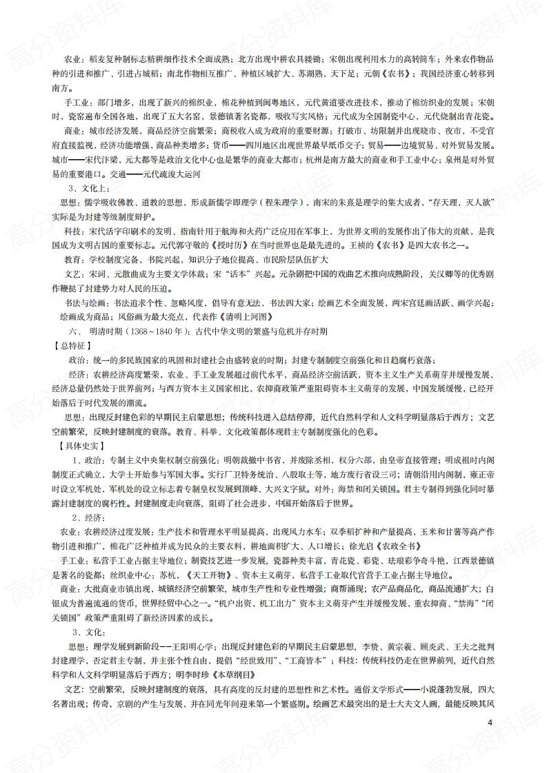 高中历史-通史知识归纳整理插图高中历史3