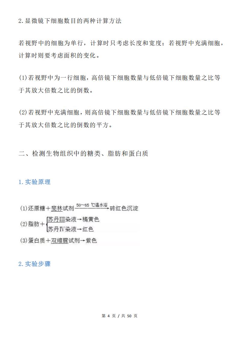 高中生物-各类实验总结插图高中生物3