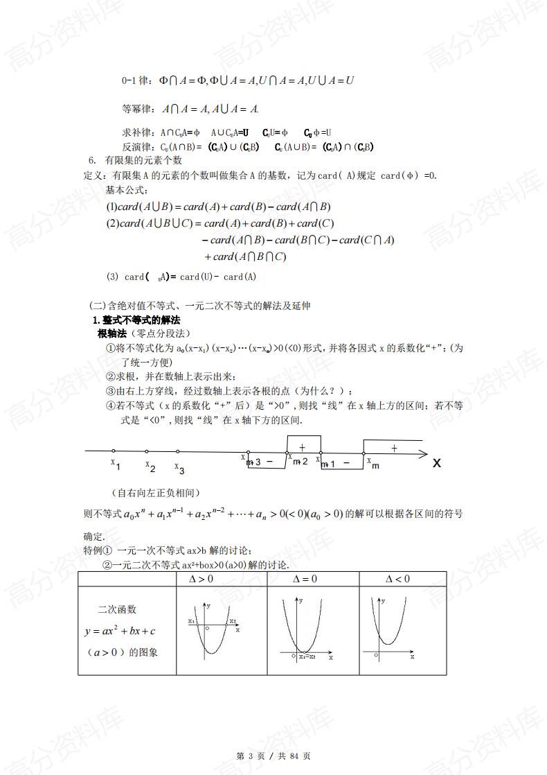 高中数学-一轮复习高考数学知识点总结插图高中数学2