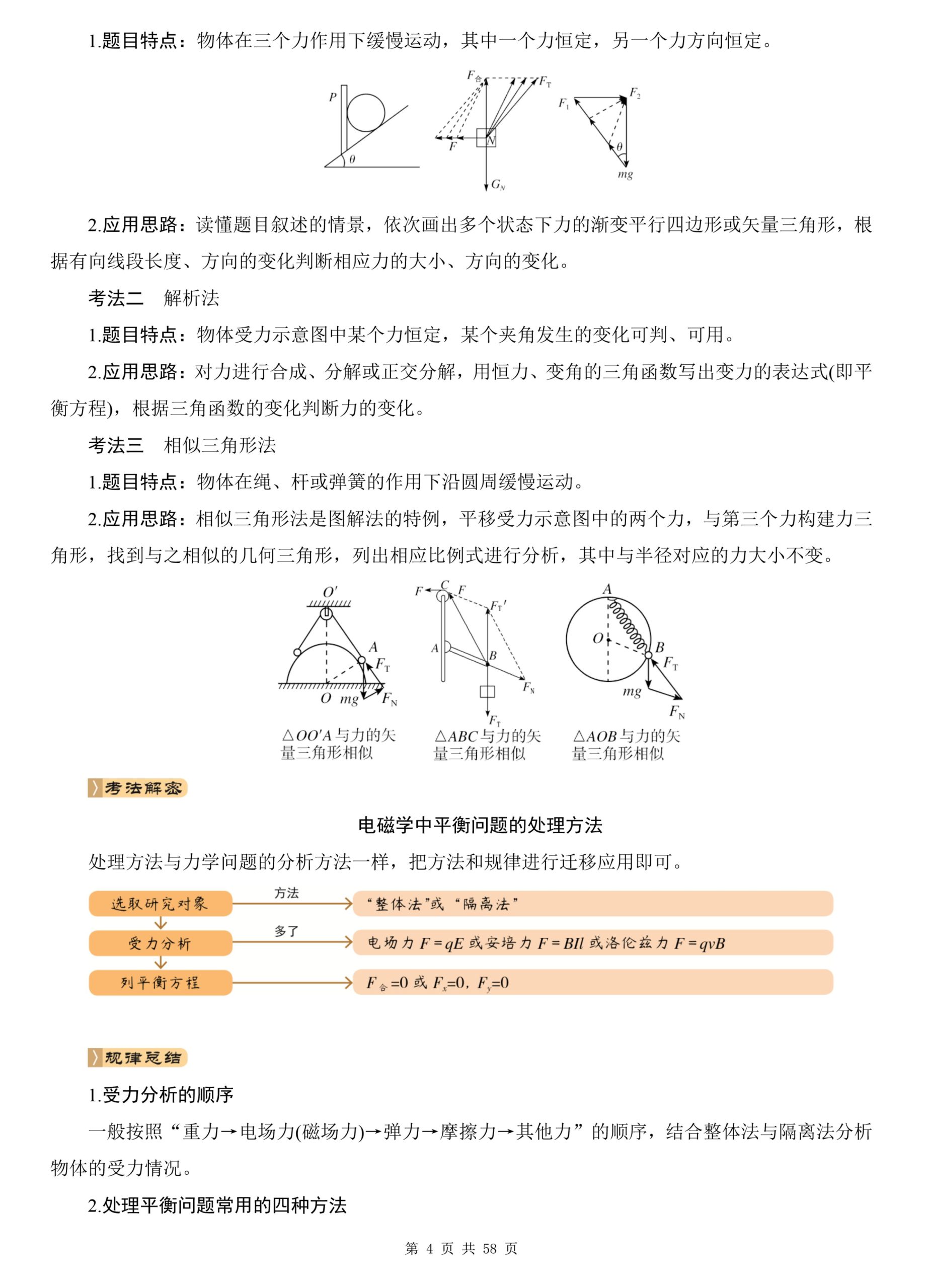 高中物理-2025高考二轮急速复习知识清单插图高中物理3