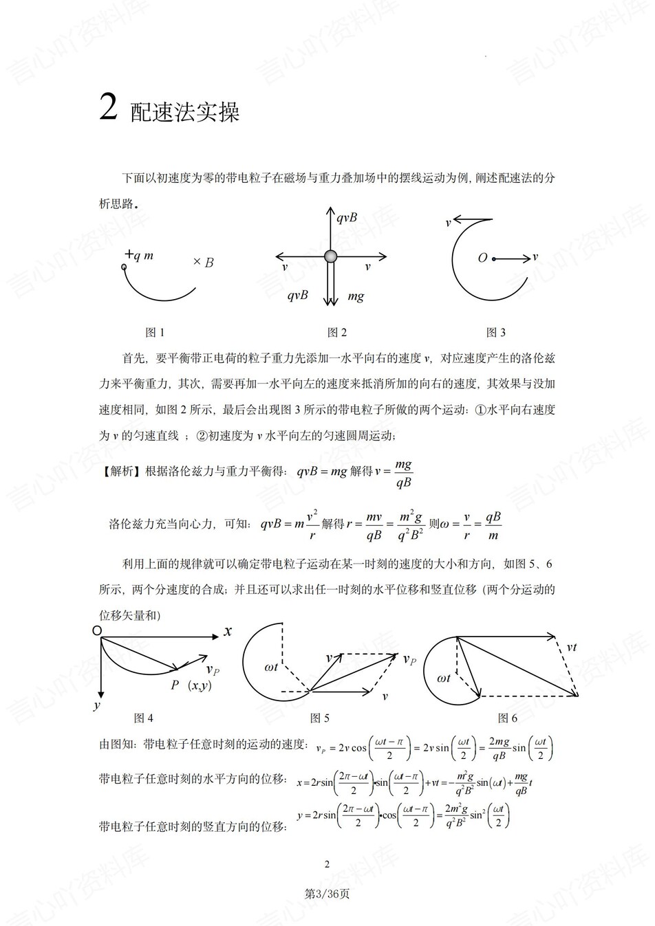 高中物理-配速法应用知识梳理例题插图高中物理2