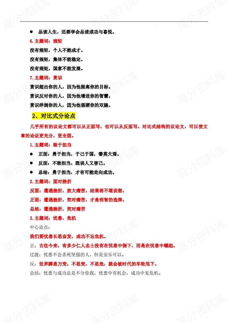 高中语文-50+作文写作技巧插图高中语文5