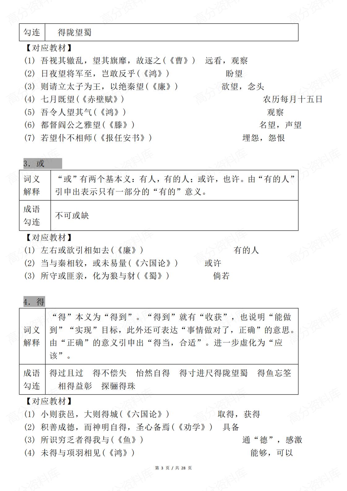 高中语文-一篇文章搞定高考文言文知识点插图高中语文2