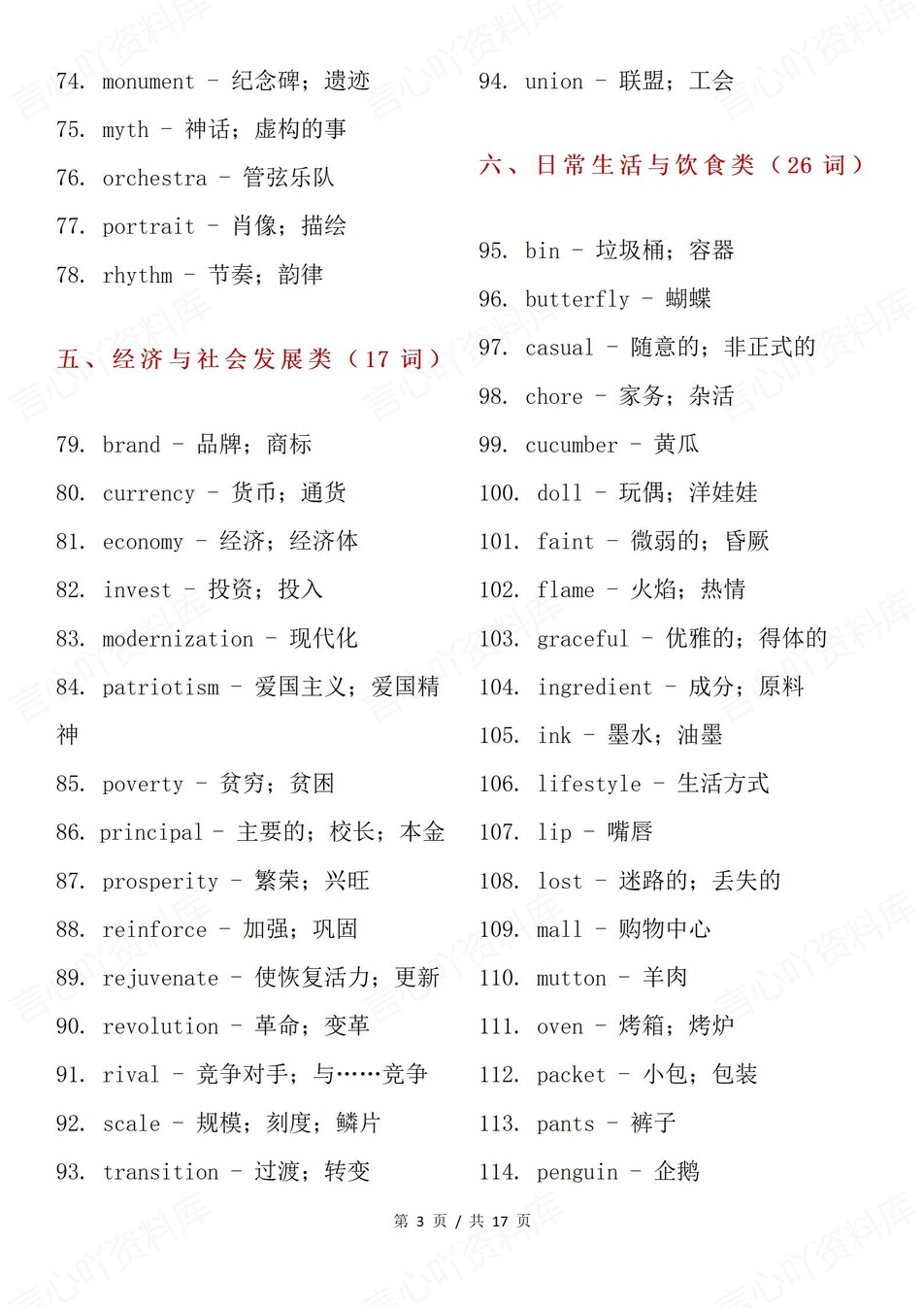 高中英语-25版课标词汇新增单词表归纳插图高中英语2
