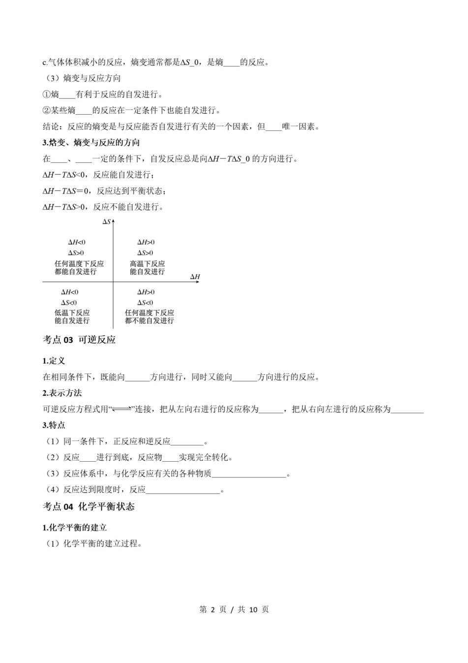 高中化学 | 高二上期末考点梳理知识清单苏教版插图高中考点专项4