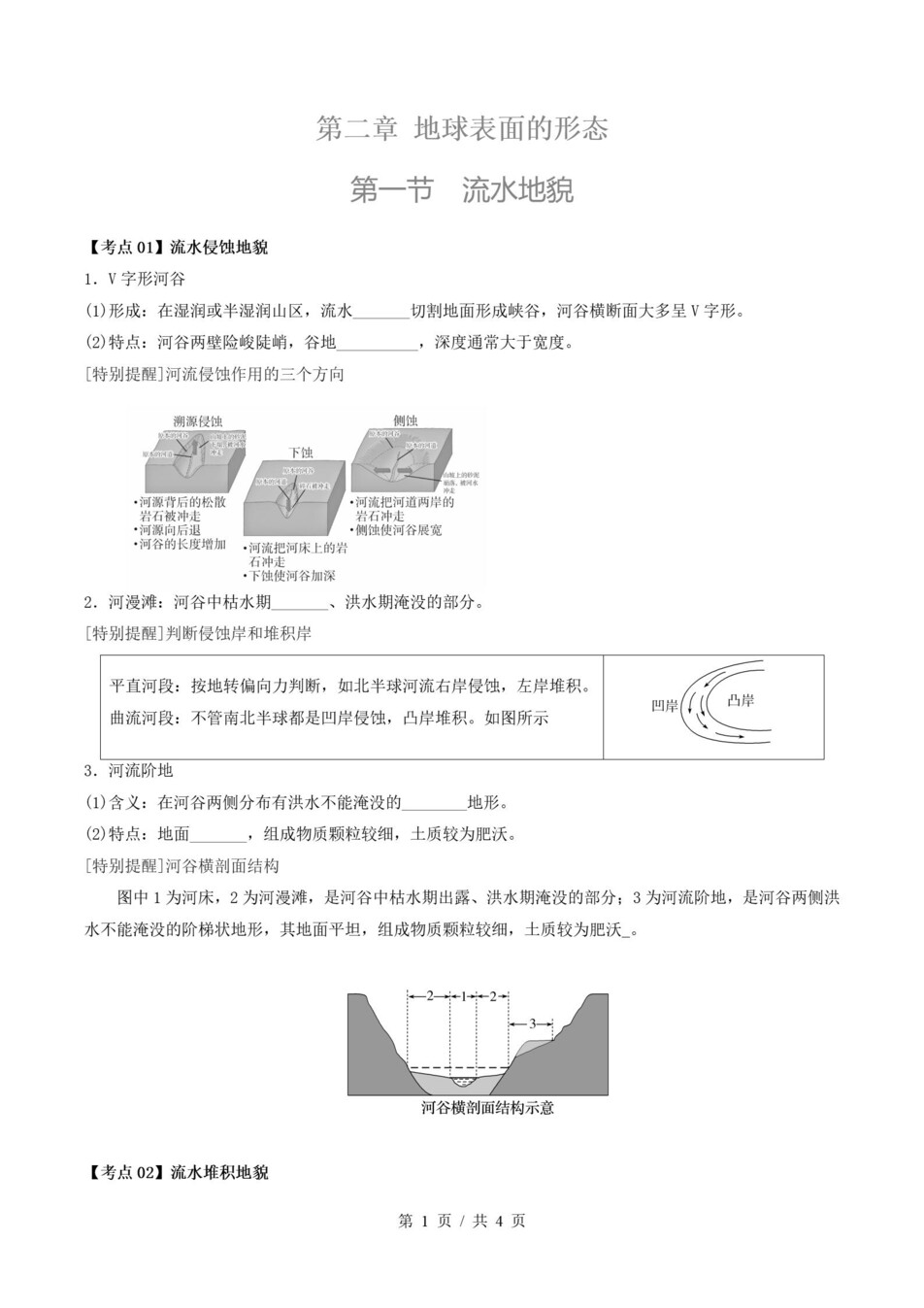 高中地理 | 高一上期末考点梳理知识清单湘教版插图高中考点专项3
