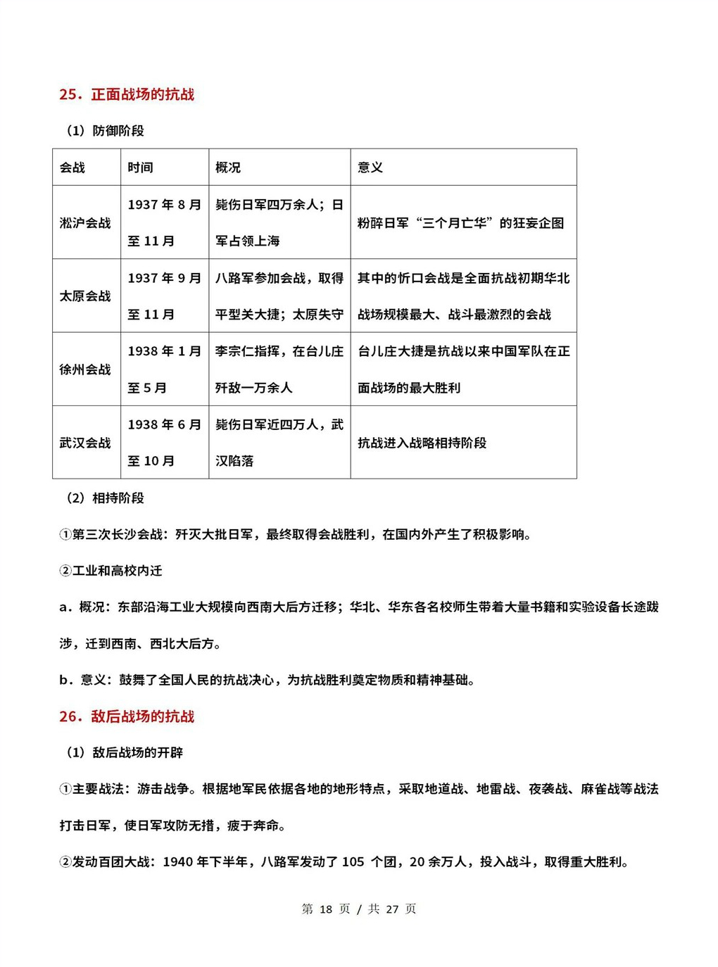 高中历史 | 高一上期末考点梳理知识清单统编版插图高中考点专项1