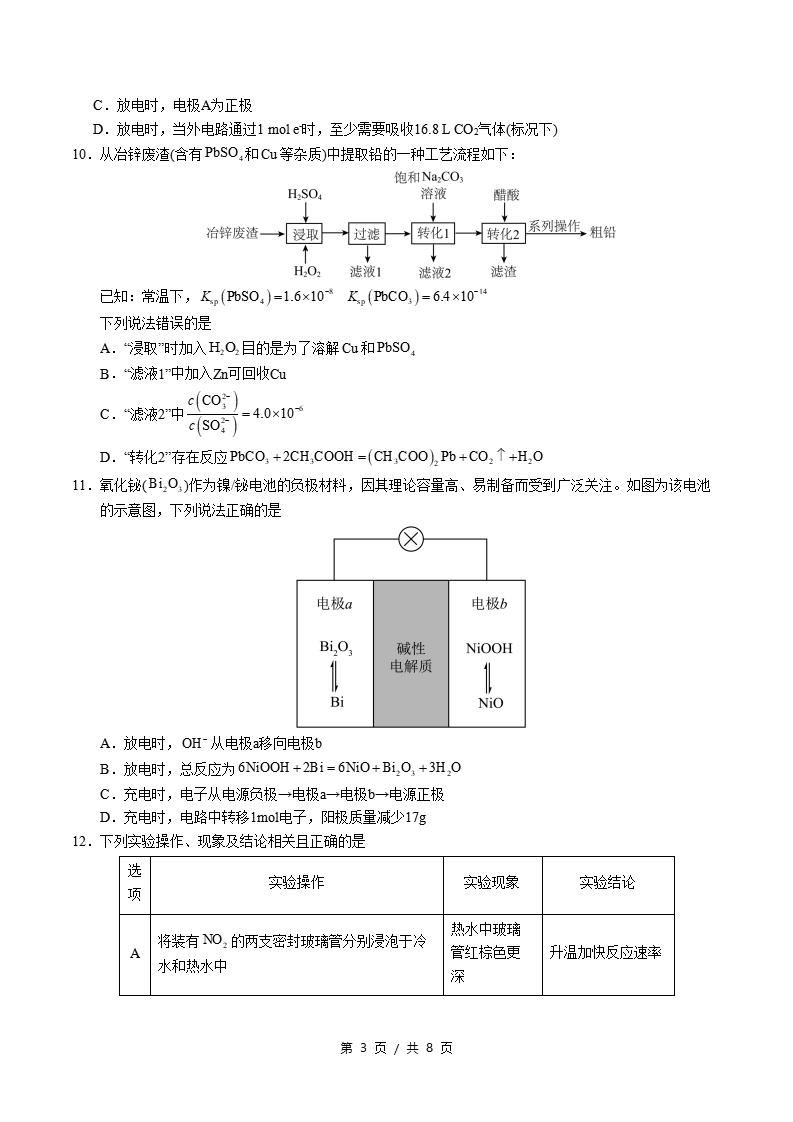 高中化学-高二上学期末考试卷人教版答案解析插图同步试卷专项1