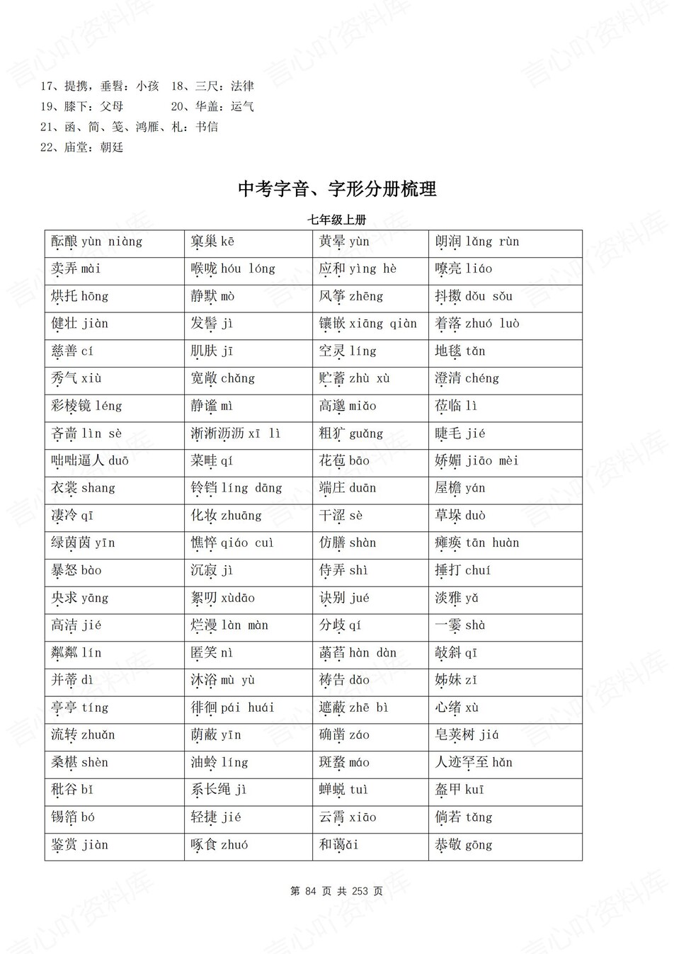 初中语文-新版中考分册专题总复习2026中考专项复习插图初中语文5