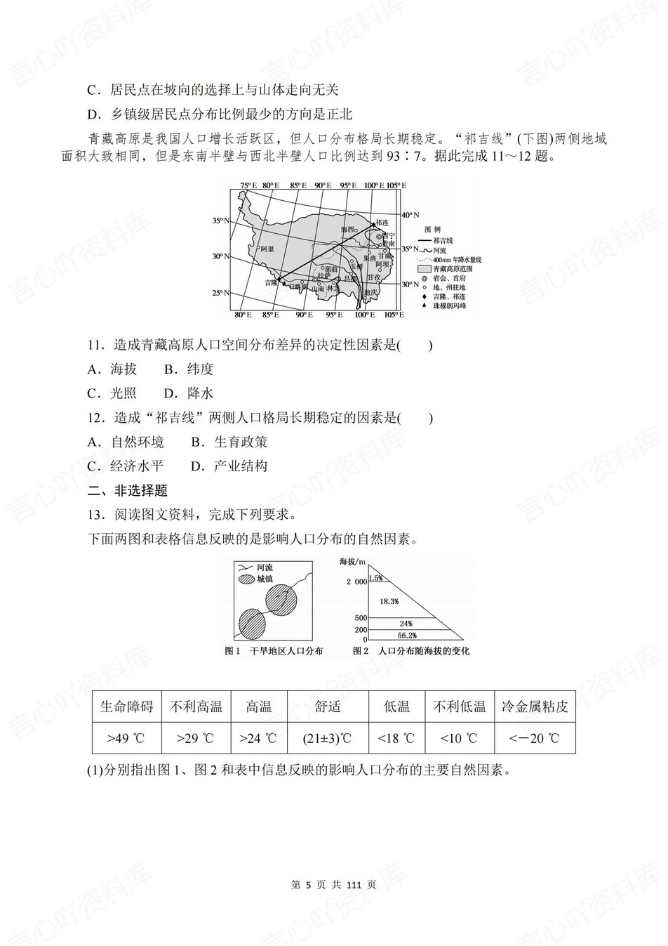高中地理-必修二章节知识考点练习含解析湘教版插图高中地理5