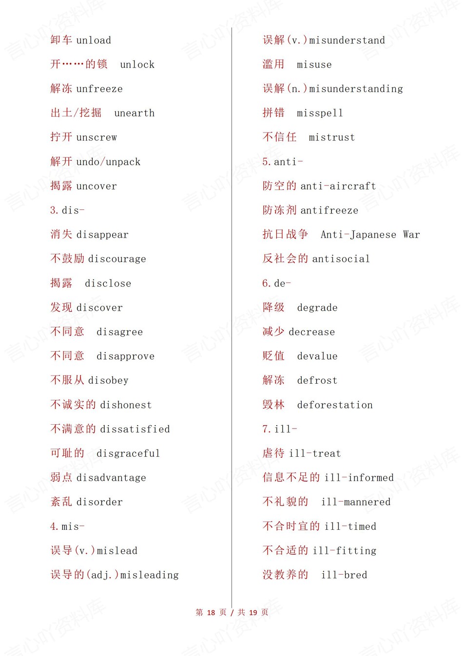 高中英语-派生词高频常见派生词汇总插图高中英语8