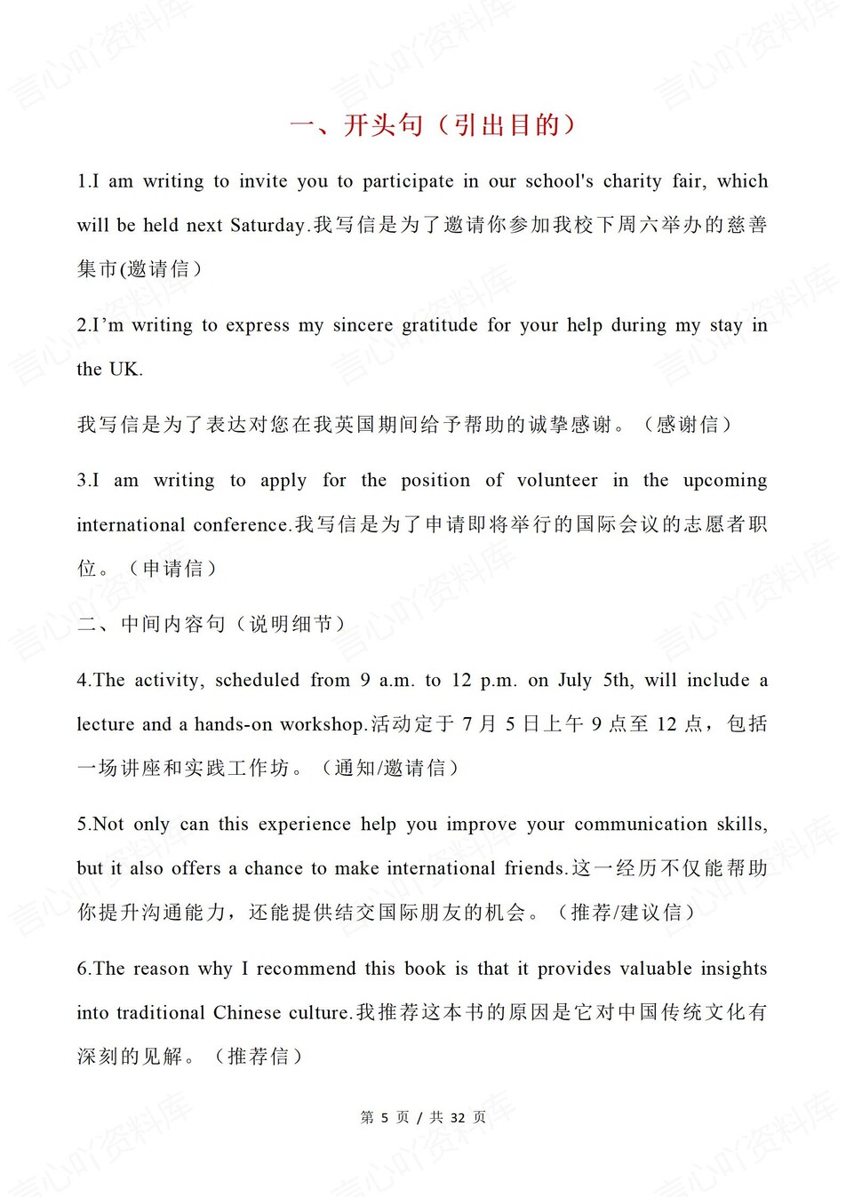 高中英语-短语句子必备开头结尾高分句插图高中英语3