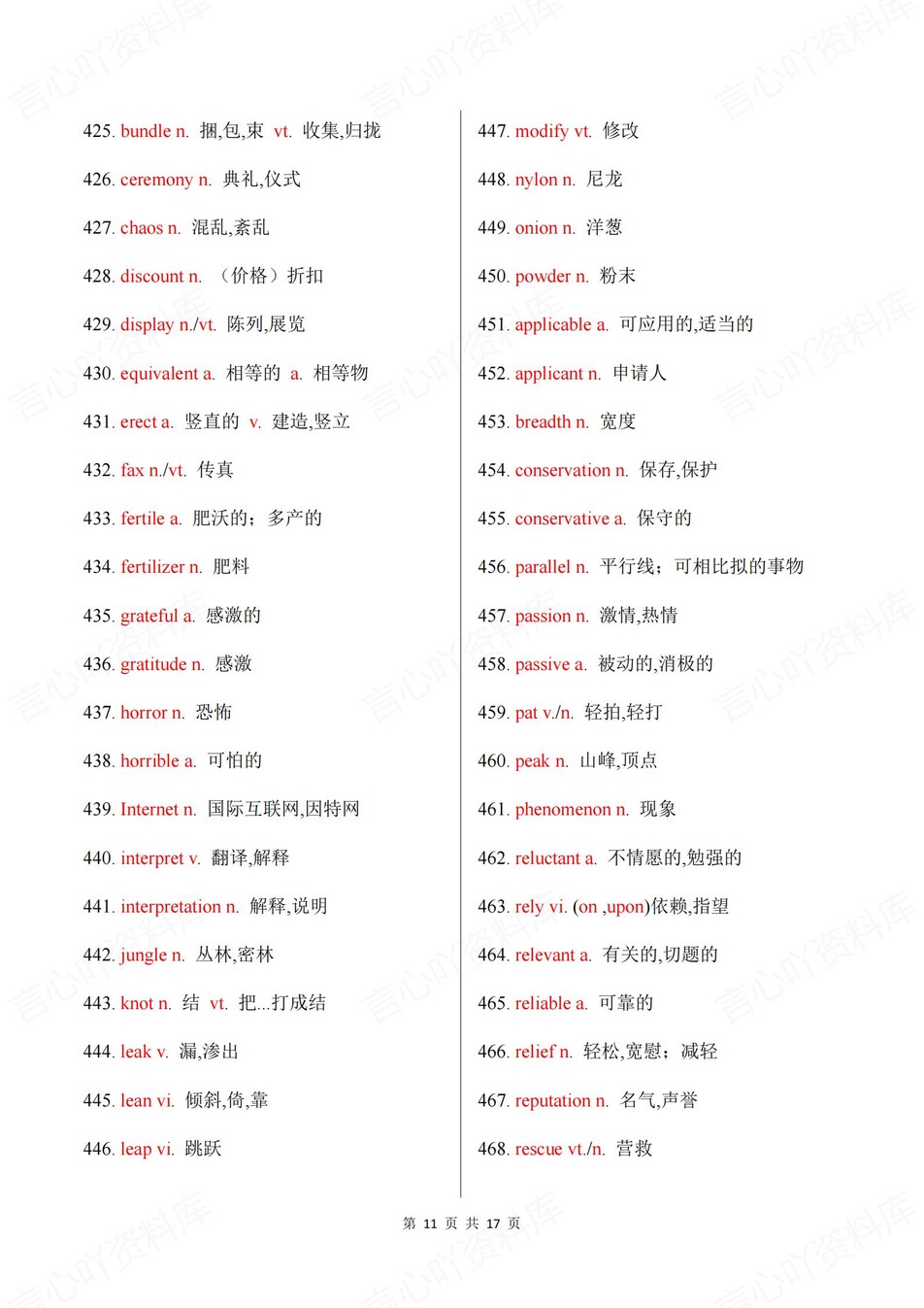 高中英语-高频词汇690个常见词汇必背插图高中英语6