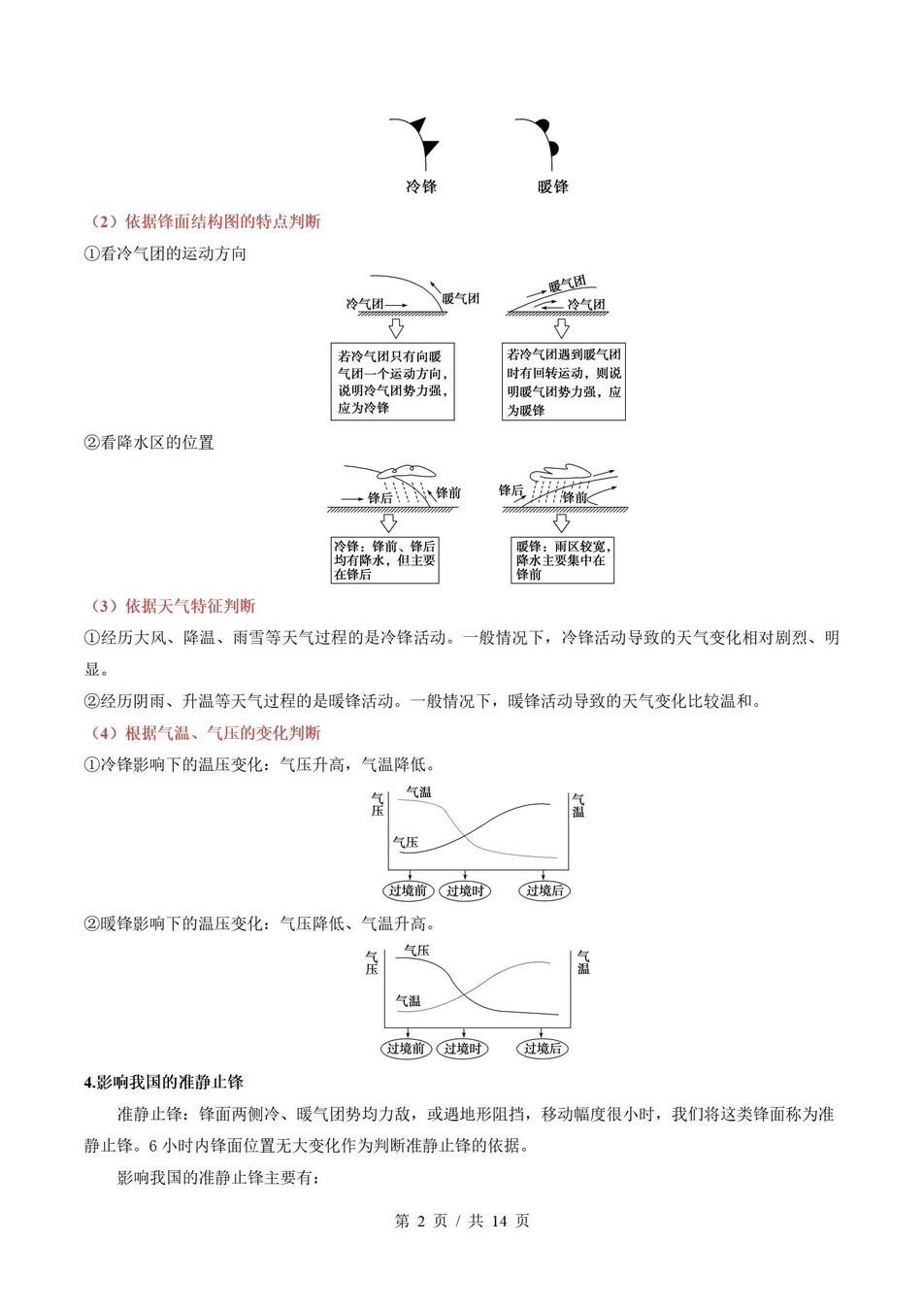 高中地理-高二寒假知识归纳衔接预习练习人教版插图同步讲义专项3