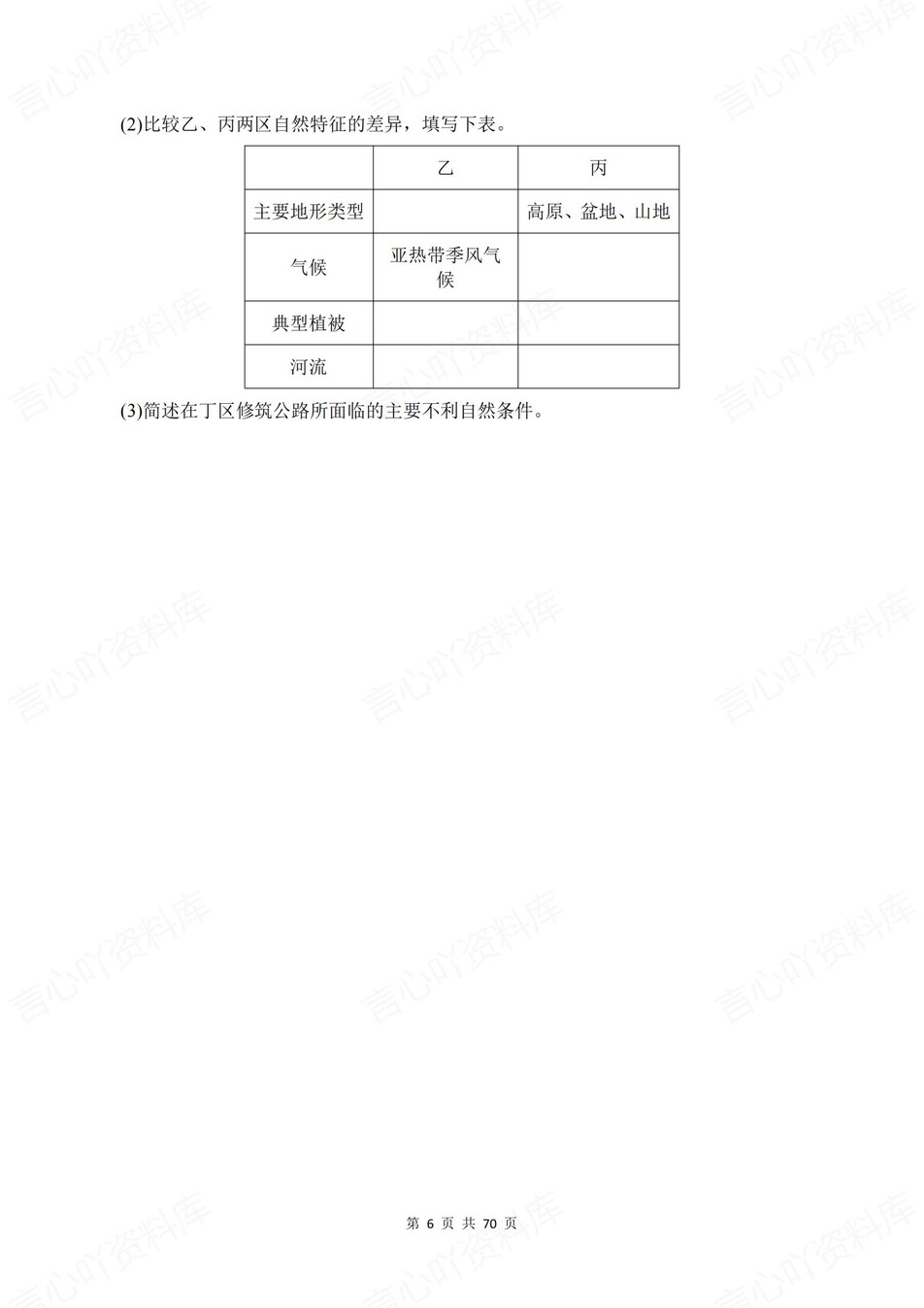 高中地理-选必二章节知识考点练习含解析鲁教版插图高中地理5
