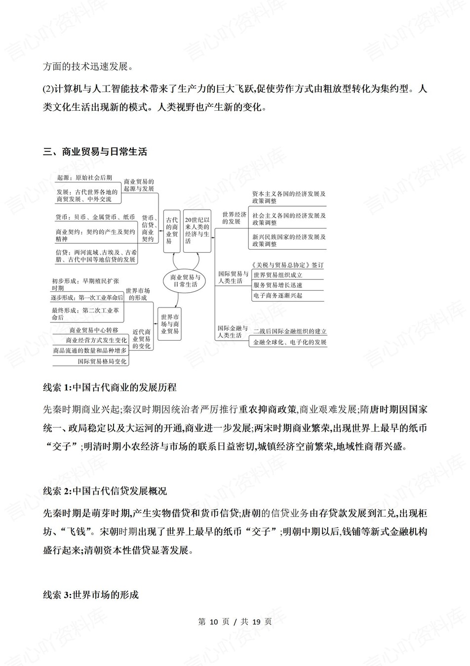 高中历史-选必123逐课知识内容梳理插图高中历史6