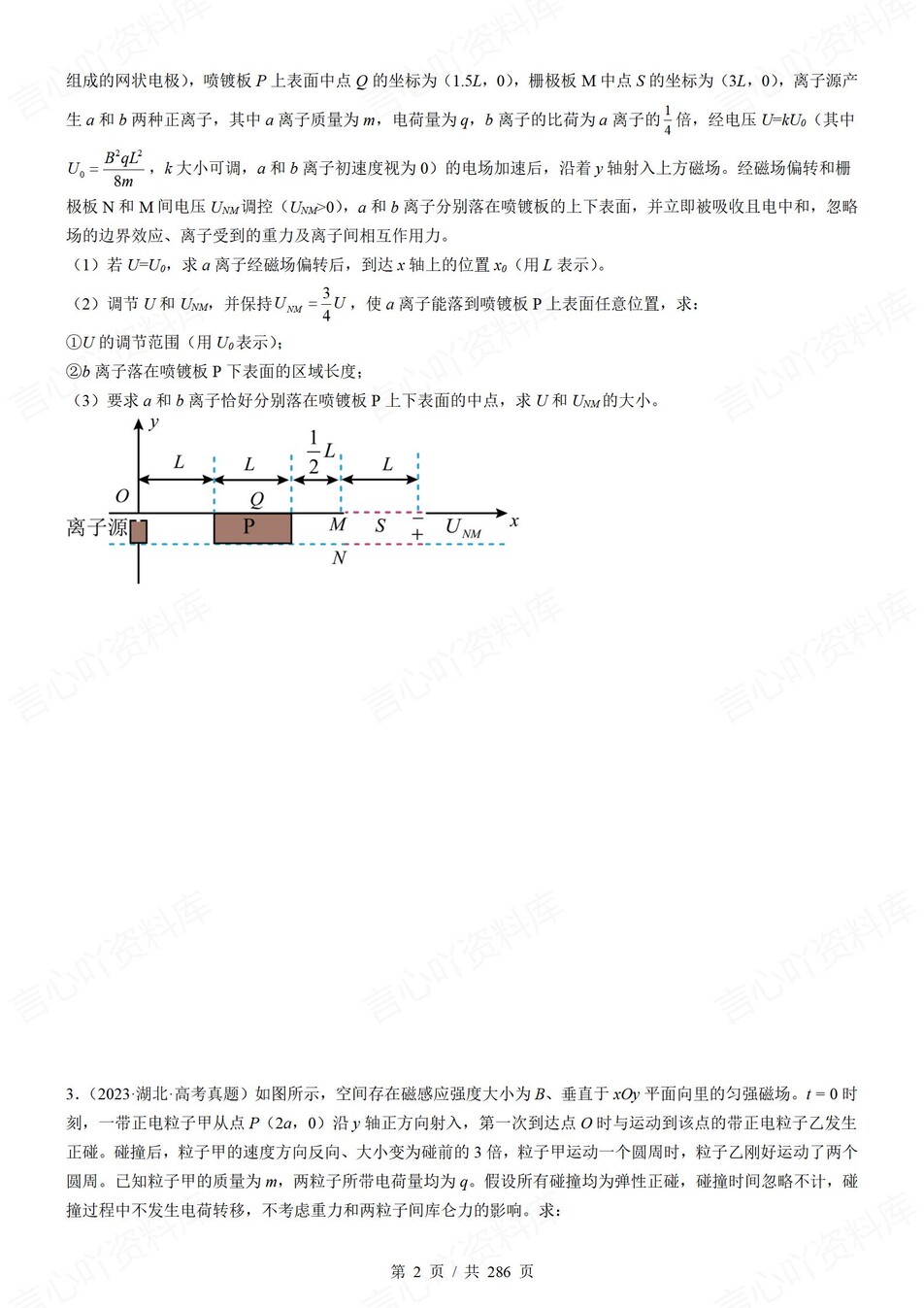高中物理-磁场专项热门真题模考提升训练含解析插图高中物理2