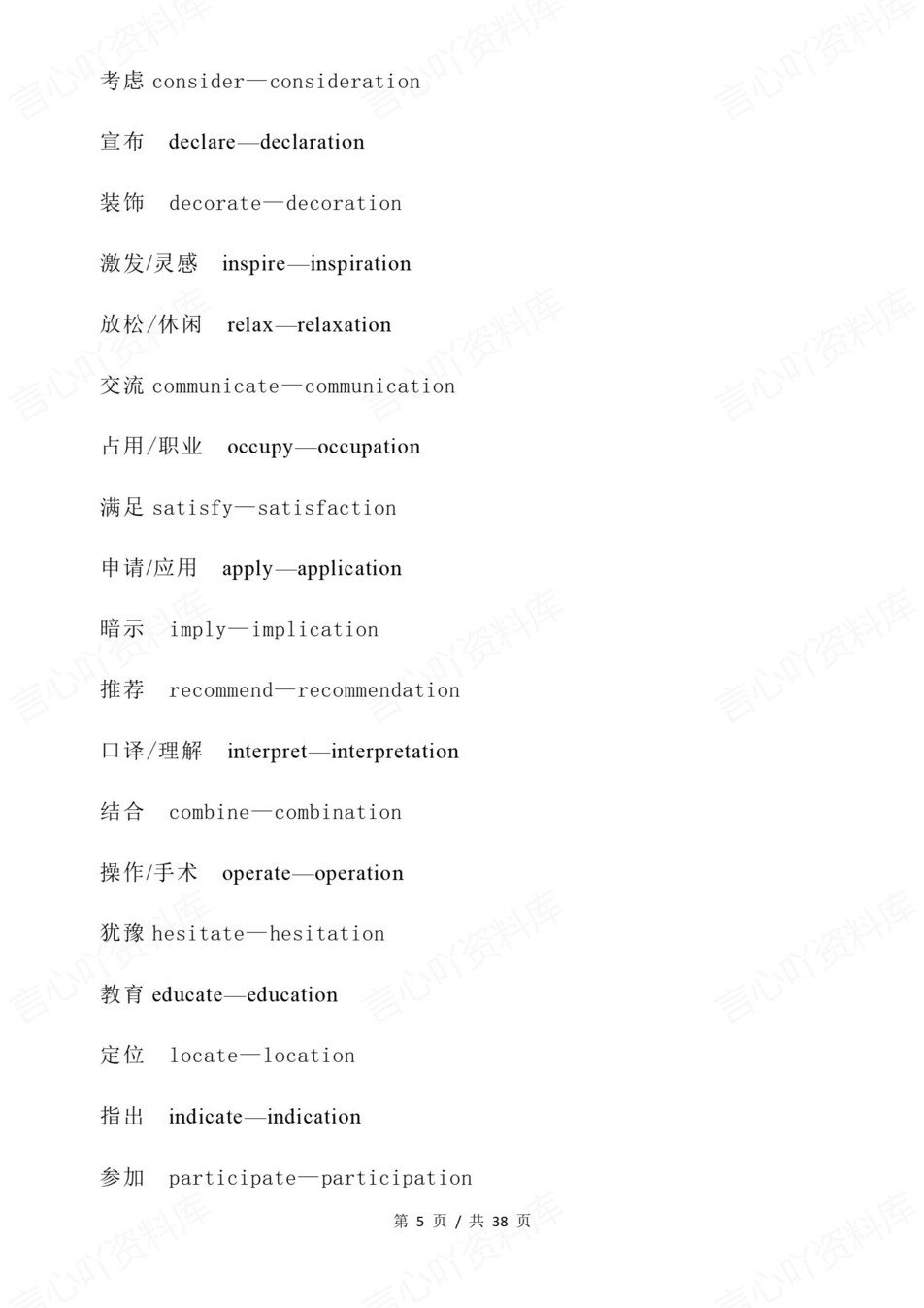 高中英语-高考复习高频派生词分类汇总插图高中英语5