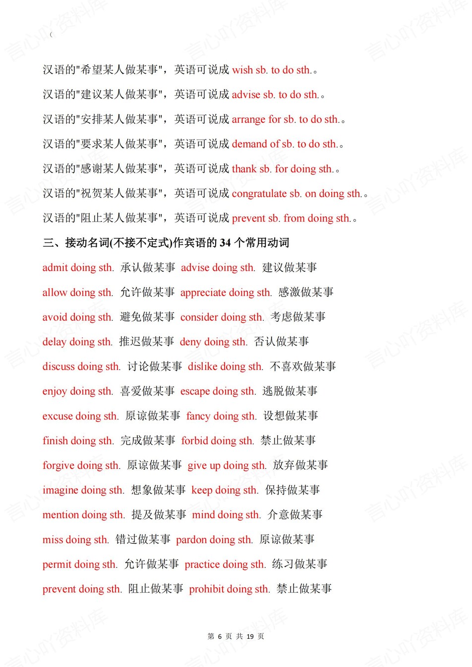 高中英语-固定搭配23个分类专题汇总插图高中英语4