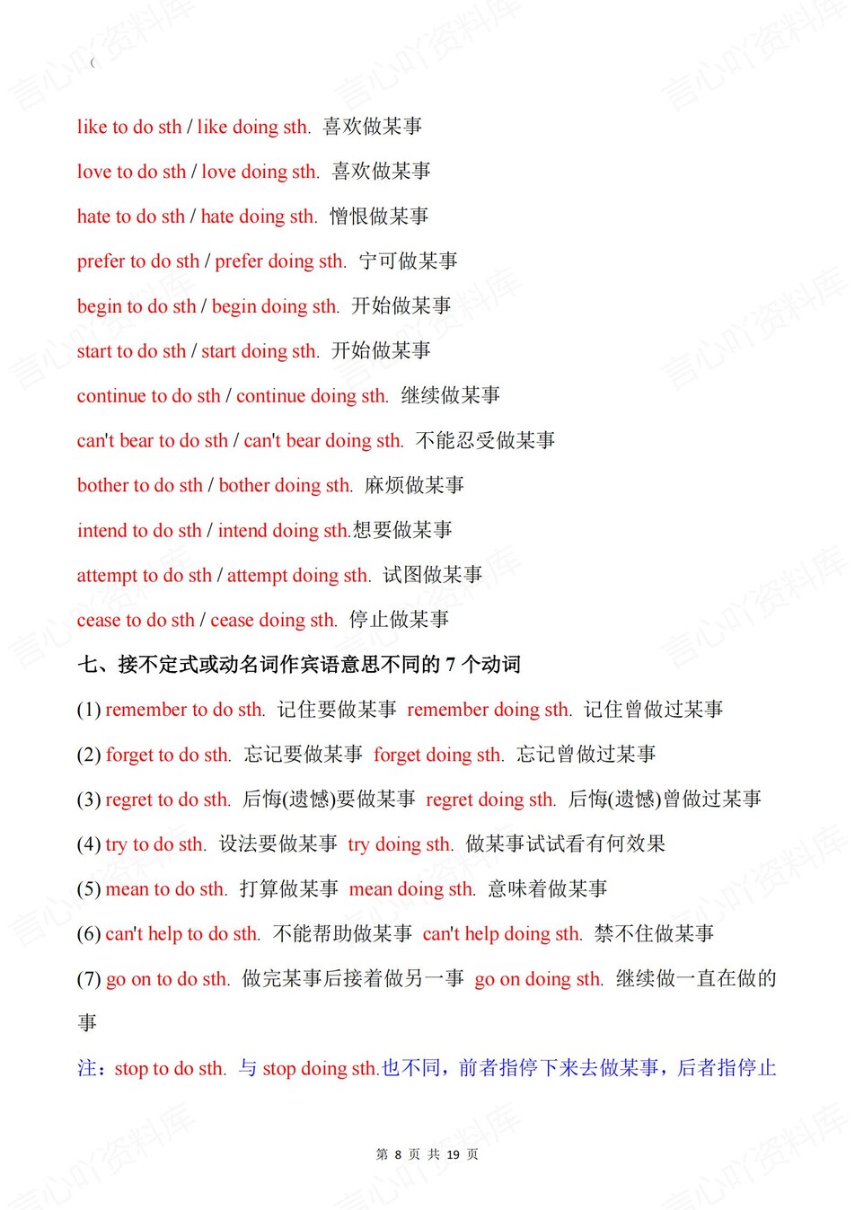 高中英语-固定搭配23个分类专题汇总插图高中英语5