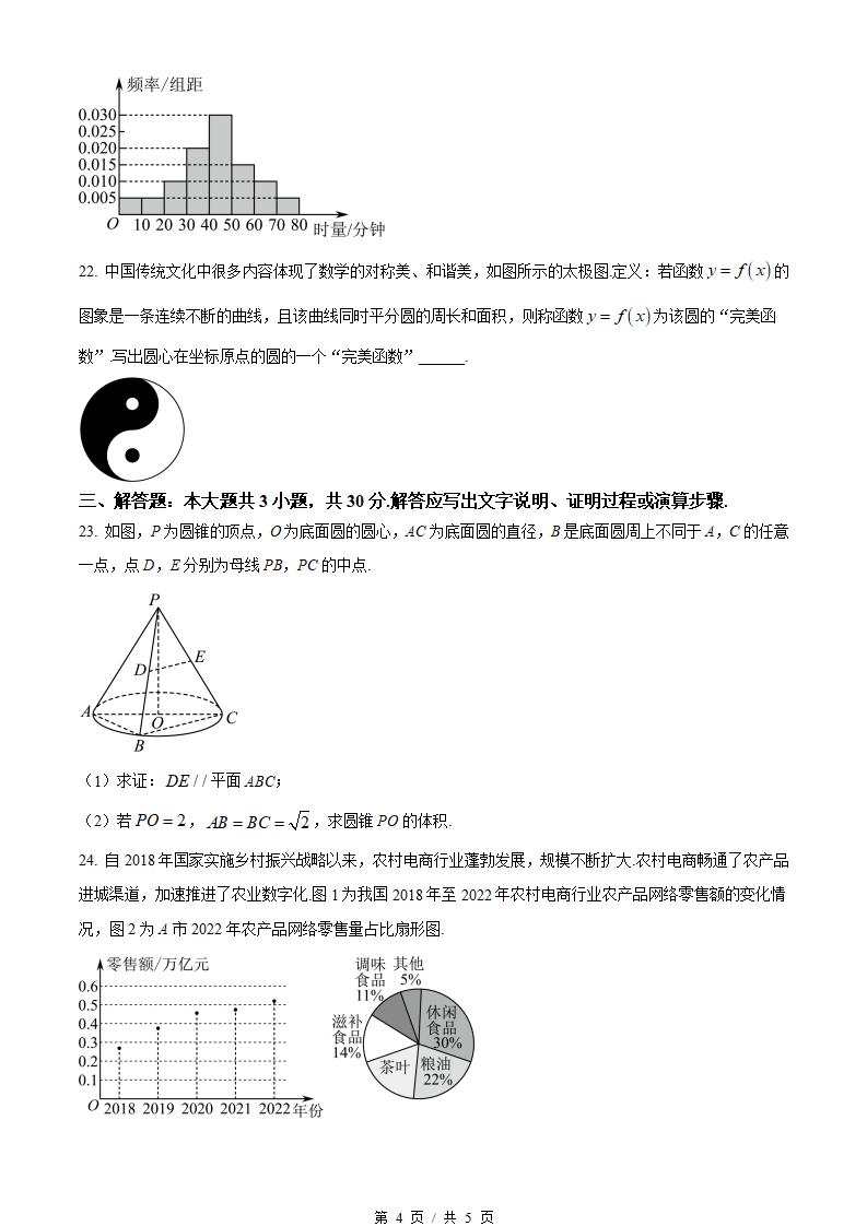 湖南省2023年高中学业水平合格性考试数学真题试卷答案解析学考会考春考高考插图历年学考真题3