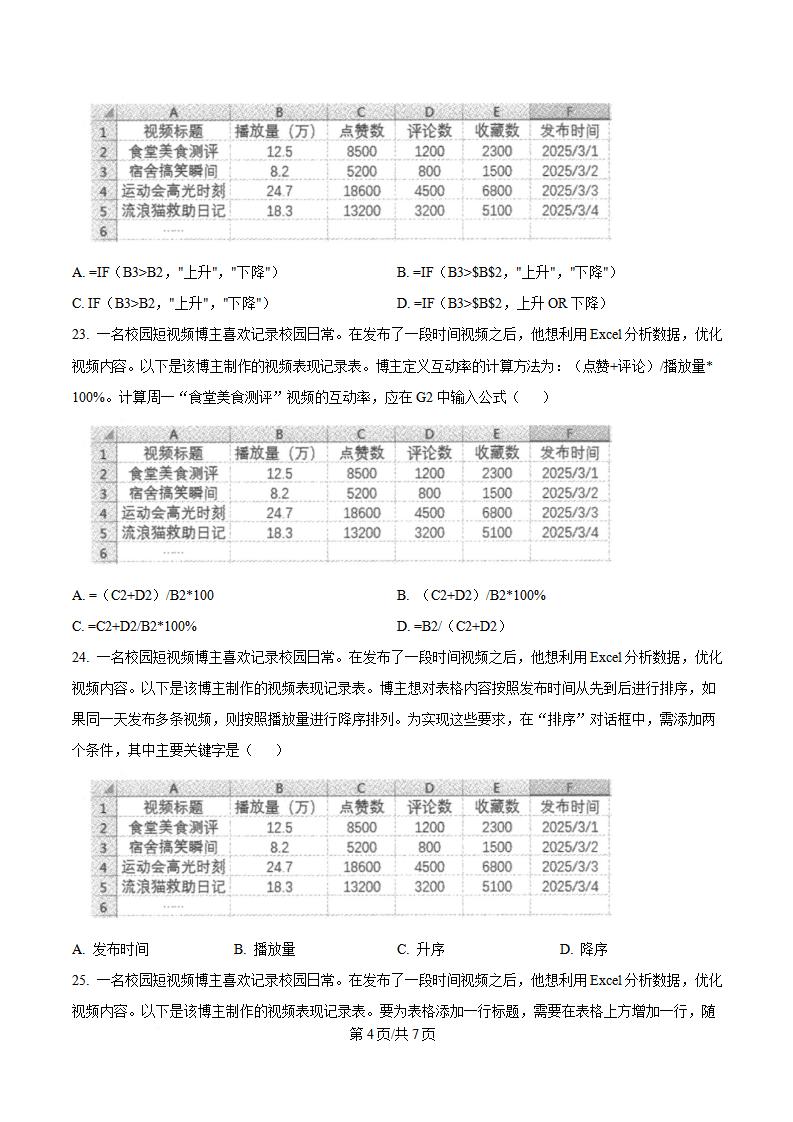 辽宁省2025年高中学业水平合格性考试信息技术真题试卷答案解析学考会考春考高考插图历年学考真题2
