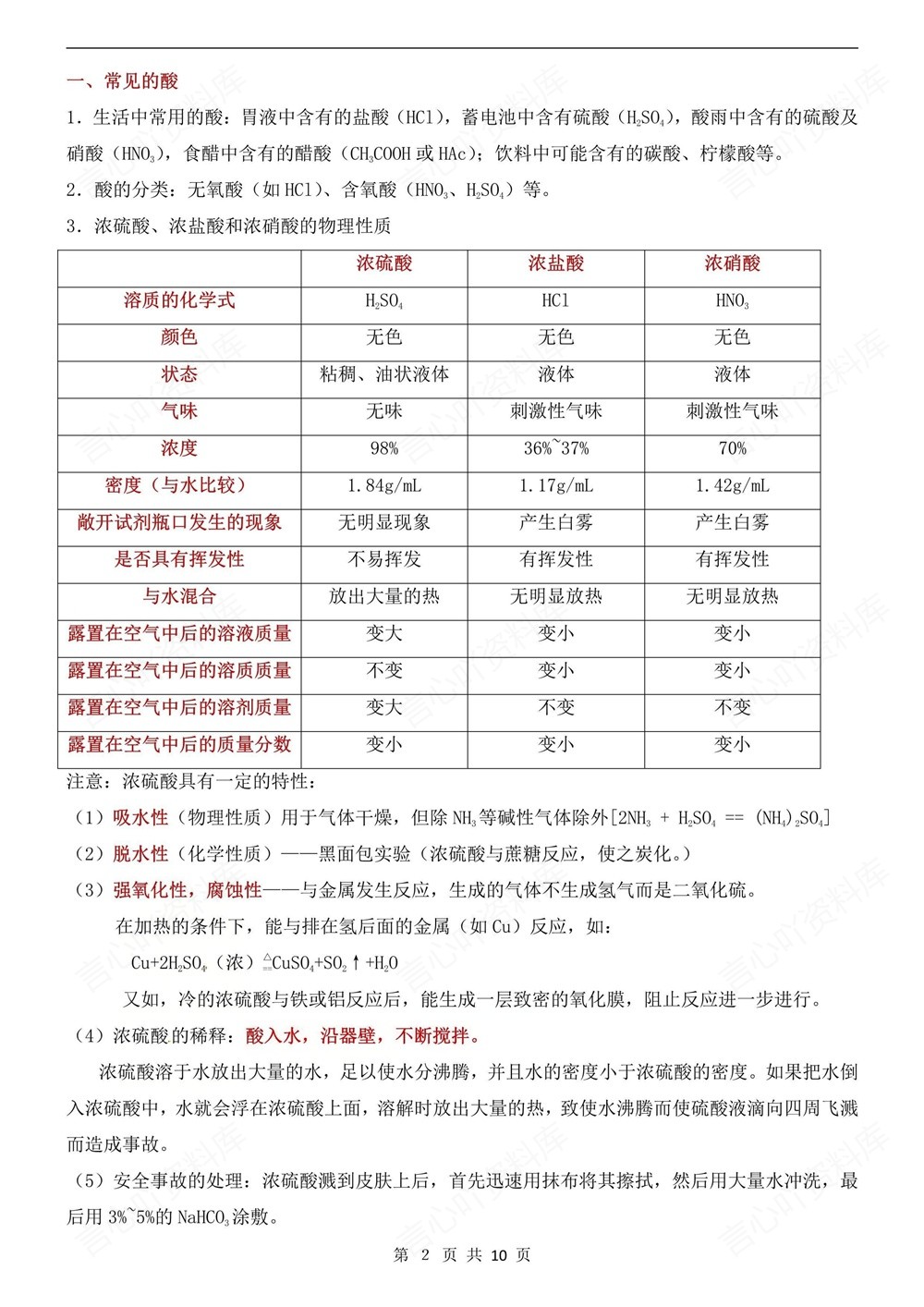 初中化学-九年级下酸碱盐重点知识梳理新版初三下册插图初中化学3