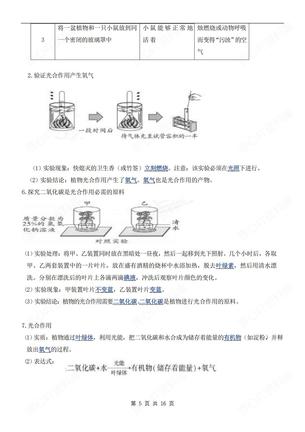 初中生物-七年级下人教版单元重点知识归纳新教材初一下册插图初中生物4