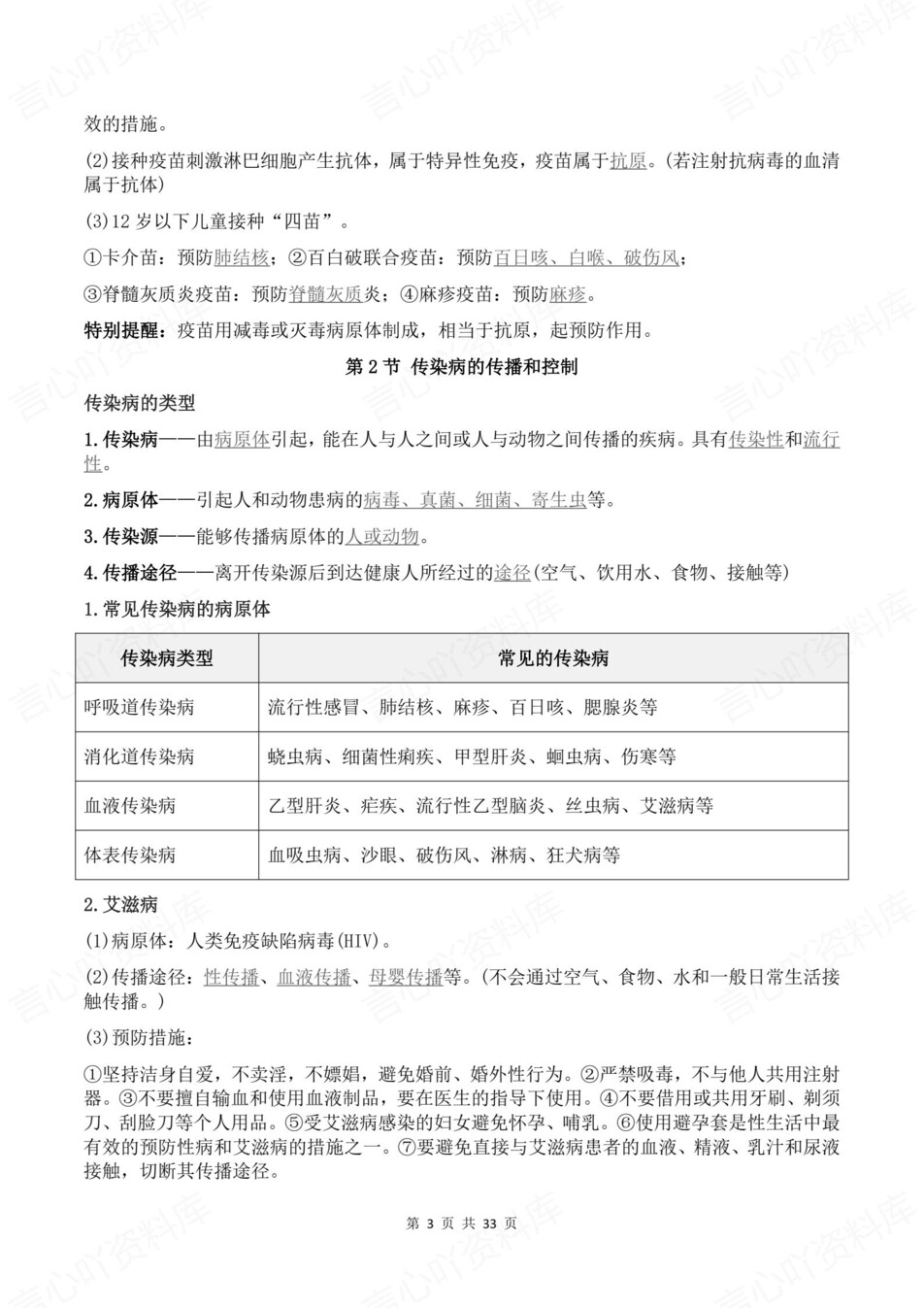 初中生物-八年级下章节知识点归纳总结新教材初二下册苏教版插图初中生物3