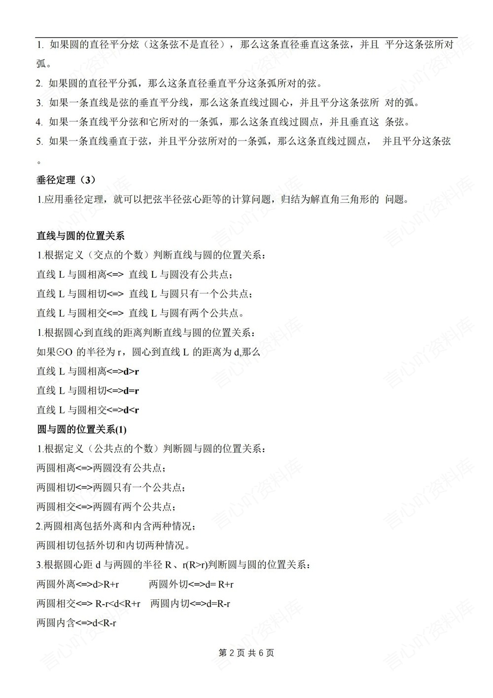 初中数学-九年级下沪教版单元知识总结归纳新版初三下册插图初中数学2