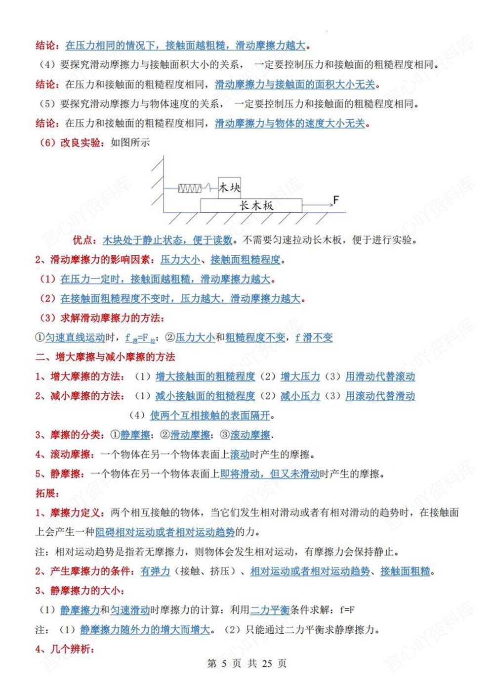 初中物理-八年级下沪粤版单元重点知识梳理新教材初二下册插图初中物理4