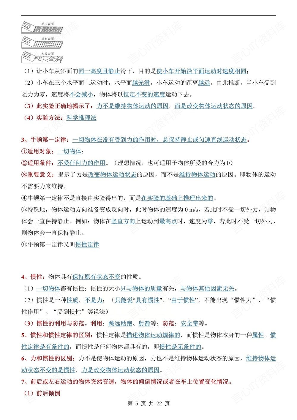 初中物理-八年级下人教版单元重点知识梳理新教材初二下册插图初中物理4