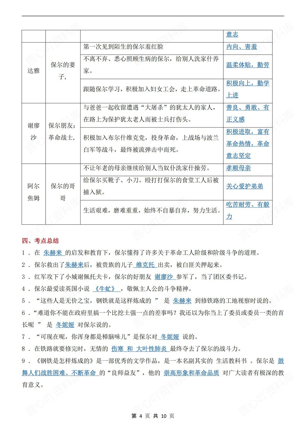 初中语文-七年级下钢铁是怎样炼成的新教材初一下册插图初中语文4