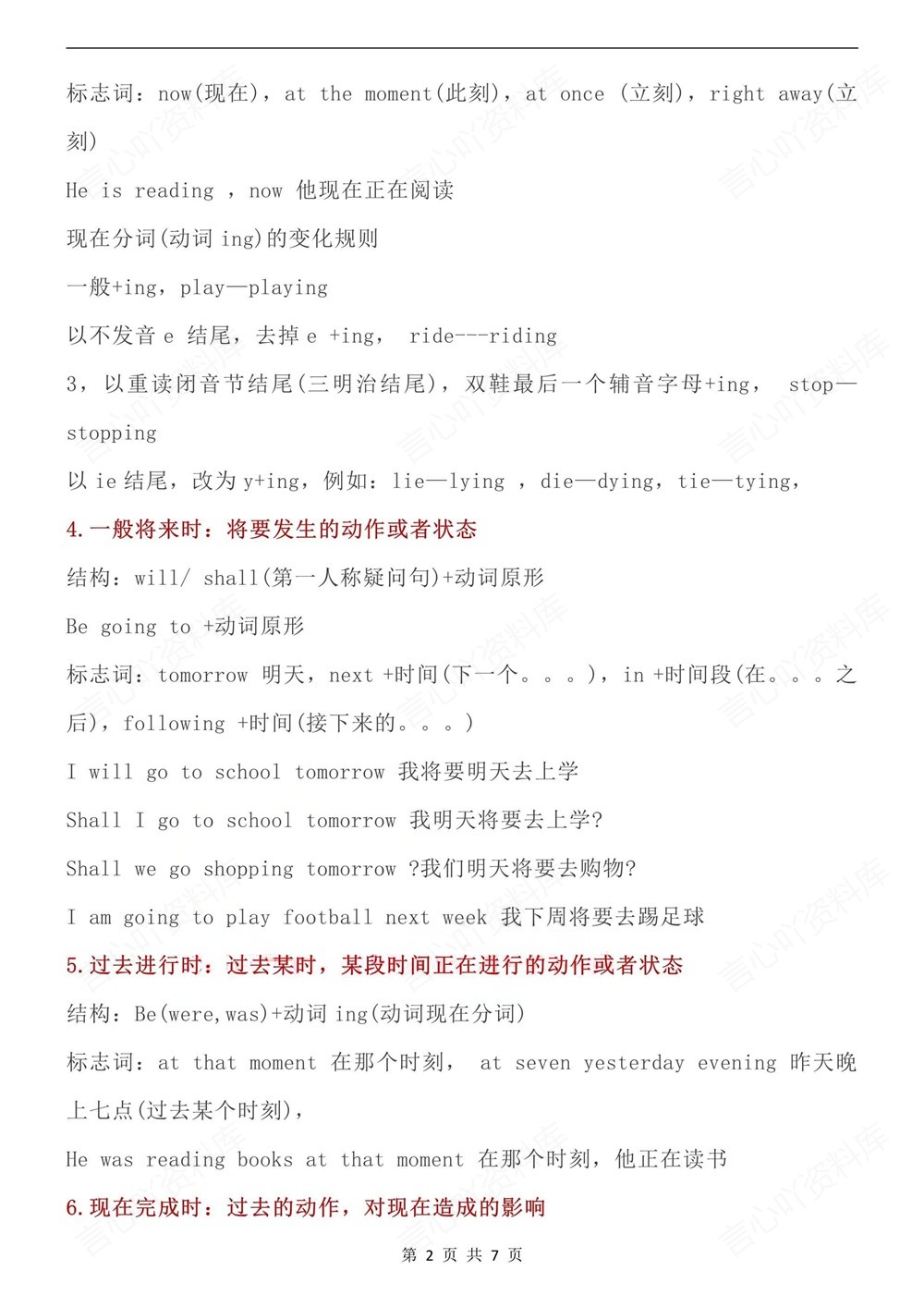 初中英语-九年级全人教版重点语法知识梳理新版初三上下册插图初中英语2