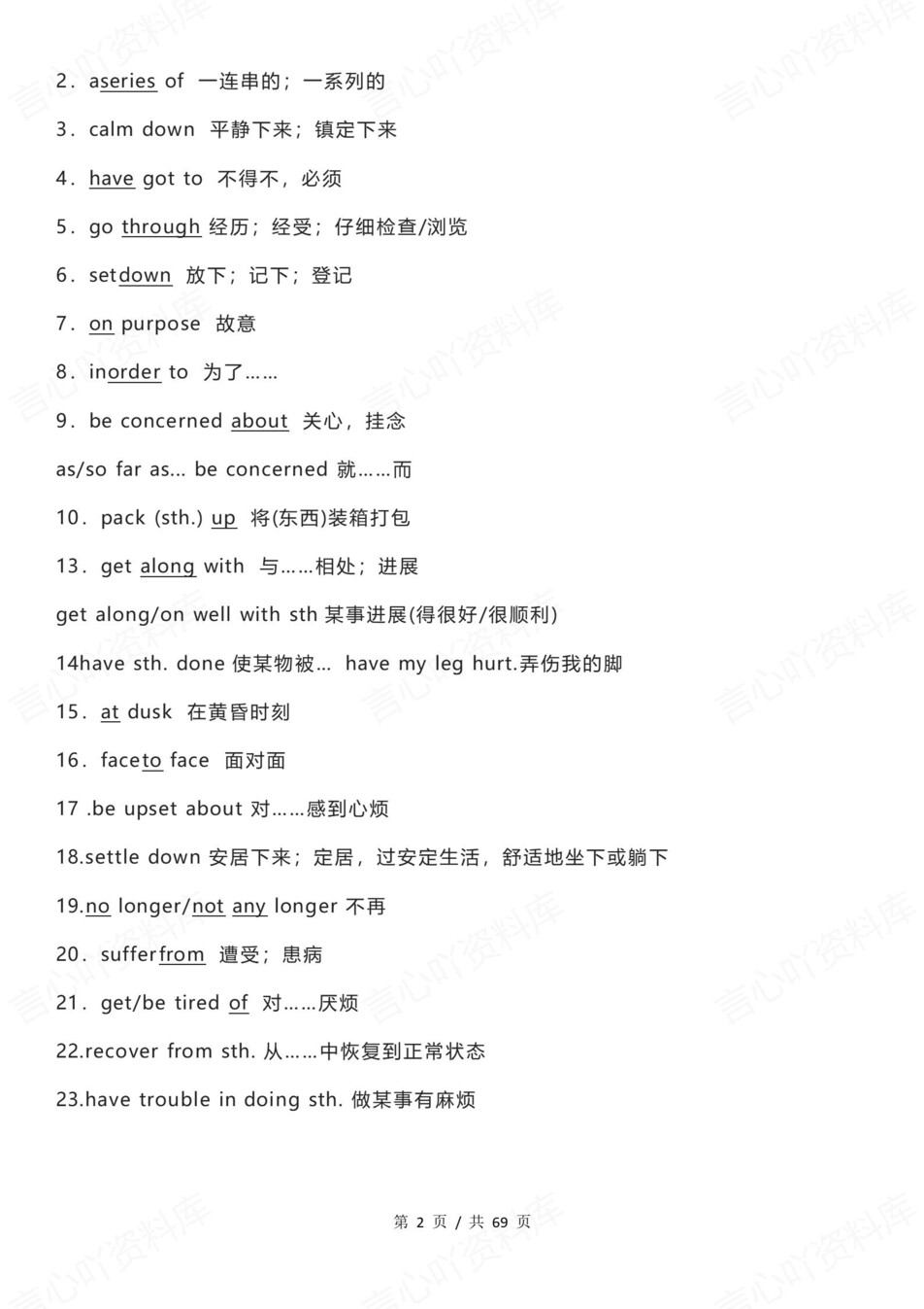 高中英语-必修选必7册教材重点词性转换插图高中英语2