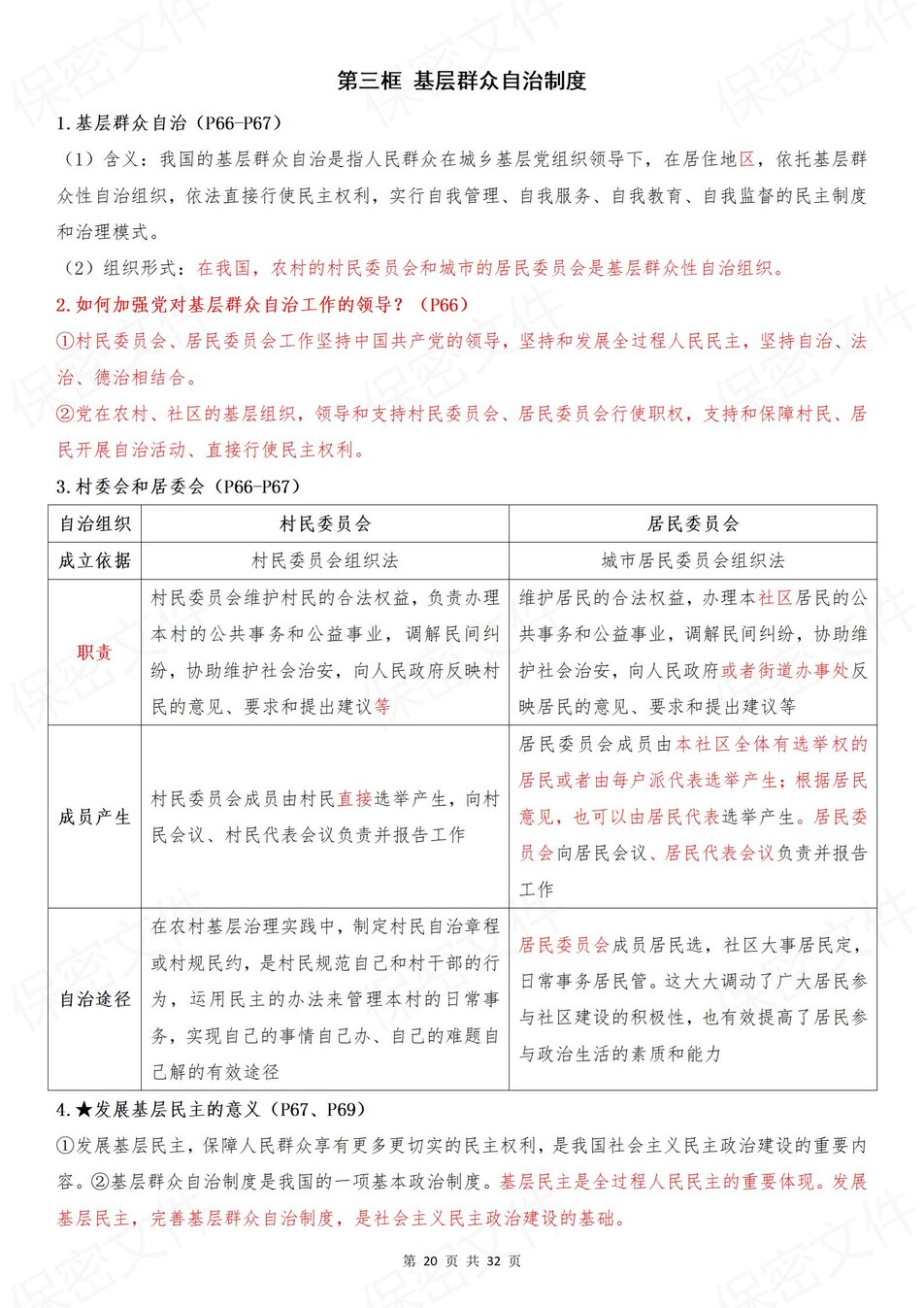 高中政治-必修三《政治与法治》章节知识点总结插图高中政治7