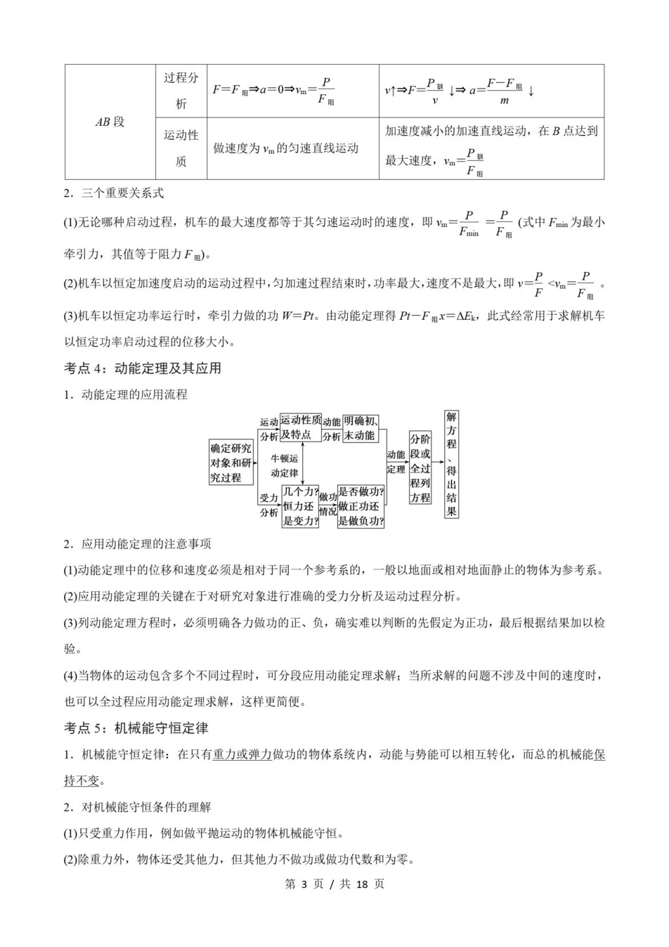 高中物理 | 高一下鲁科版期末复习考点梳理知识清单试卷模拟插图高中考点专项3