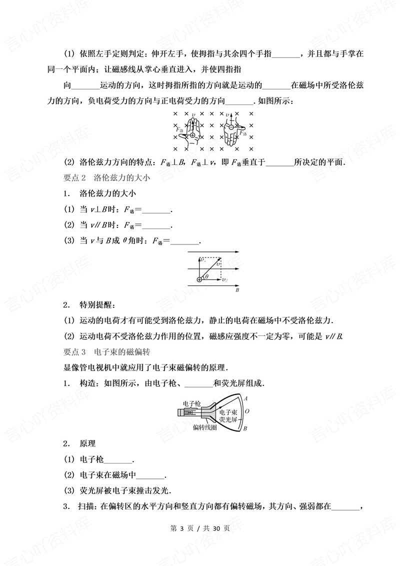 高中物理 | 高二下期中考点梳理知识清单鲁科版插图高中考点专项3