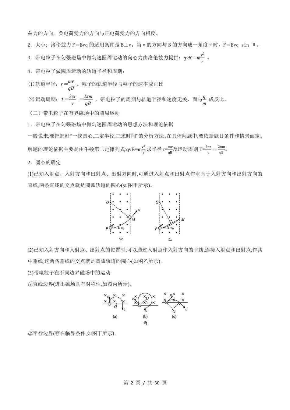 高中物理 | 高二下鲁科版期末复习考点梳理知识清单试卷模拟插图高中考点专项2