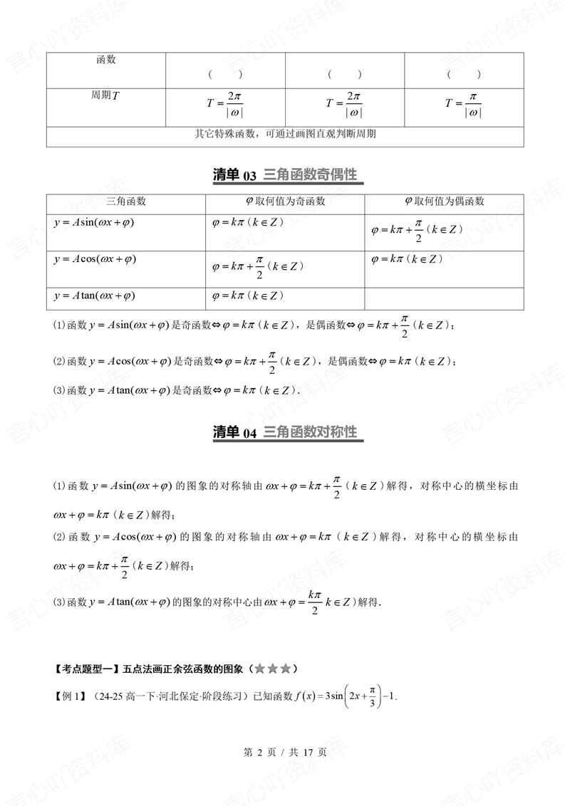 高中数学 | 高一下期中考点梳理知识清单北师大版插图高中考点专项2